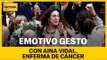 INVESTIDURA SÁNCHEZ | Emotivo gesto con Aina Vidal, enferma de cáncer