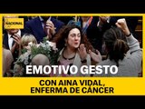 INVESTIDURA SÁNCHEZ | Emotivo gesto con Aina Vidal, enferma de cáncer