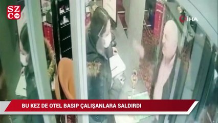 Download Video: Ataşehir'de satırlı saldırgan bu kez de otel basıp çalışanlara saldırdı