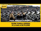 PARLAMENT EUROPEU | Quim Torra arriba a la sala de plens de l'Eurocambra