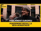 PARLAMENT EUROPEU | Puigdemont recull la seva acreditació amb la seva parella, Marcela Topor