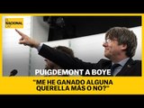 PARLAMENT EUROPEU | Puigdemont bromea con Boye: 