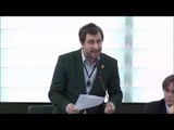 Enganxada entre Toni Comín i Esteban González Pons al Parlament Europeu
