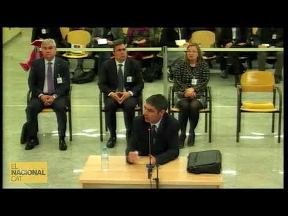 JUICIO TRAPERO | Trapero: "No podemos hacer 5 cordones de 40 metros"