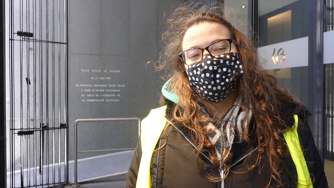 Rassemblement des étudiants pour réclamer un retour en présentiel (Chems Mabrouk)