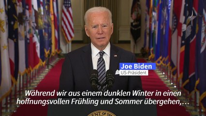 Biden macht Hoffnung auf Rückkehr zu normalem Leben