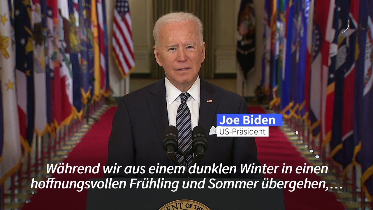 Biden macht Hoffnung auf Rückkehr zu normalem Leben