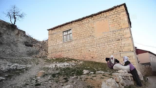 Emekli öğretmen huzur bulduğu köyünde ağaç dallarını sanat eserine dönüştürüyor