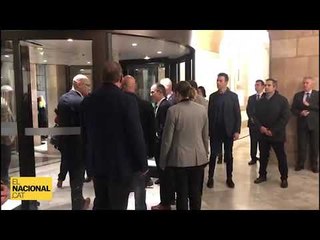 Aixi han abandonat els presos el Parlament despres de compareixer davant la comissio del 155