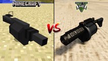 MINECRAFT GRENADE LAUNCHER VS GTA 5 GRENADE LAUNCHER - WHICH IS BEST_