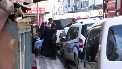 Yanan evlerini gözyaşları ile izlediler