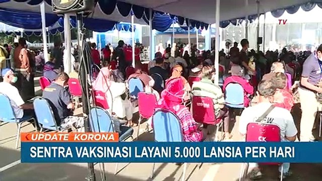 Lebih dari 5.000 Lansia Ikut Vaksinasi di Sentra Vaksin Istora Senayan Jakarta