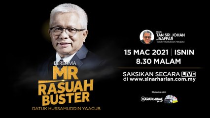 [LIVE] Bersama Mr Rasuah Buster