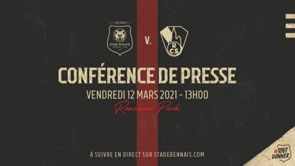 J29. #SRFCRCSA - Conférence de presse d'avant-match