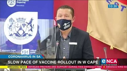 Slow pace of vaccine rollout in W Cape