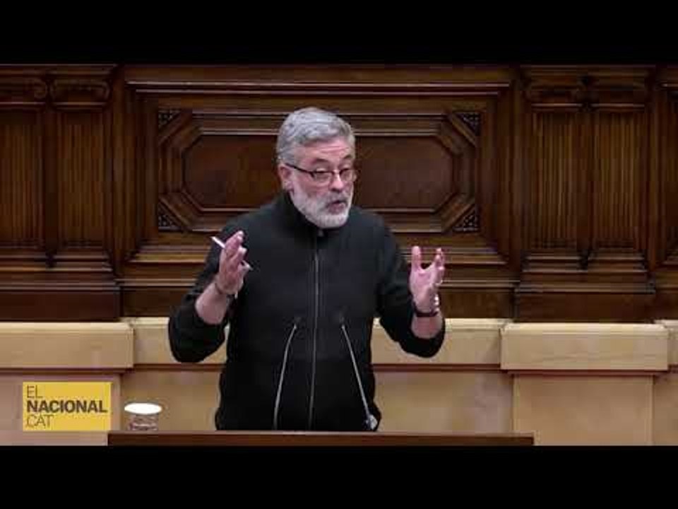 PARLAMENT | Carles Riera (Cup-CC): "La gent necessita serietat, rigor i honestedat"