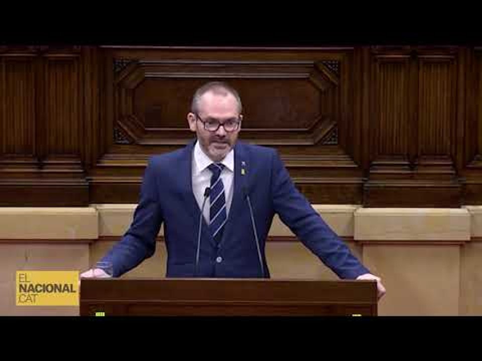 PARLAMENT | Josep Costa (JxCat): "Aquest recurs és per defensar les institucions d'aquest país"