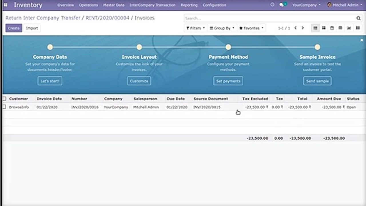 How to Manage Stock Intercompany Transactions and Reverse Stock Intercompany Transactions | Odoo