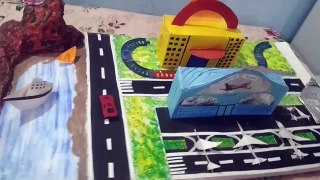 How to make transport model kids project _ by sana ali