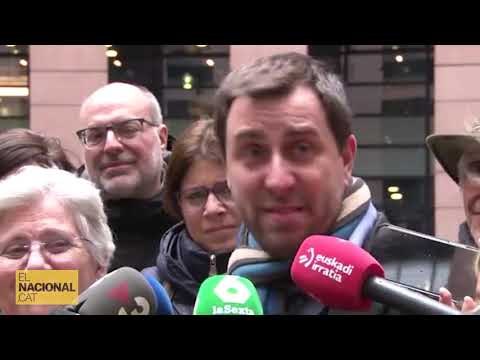 Clara Ponsatí, Toni Comín i Carles Puigdemont valoren la seva participació al plenari d'Estrasburg