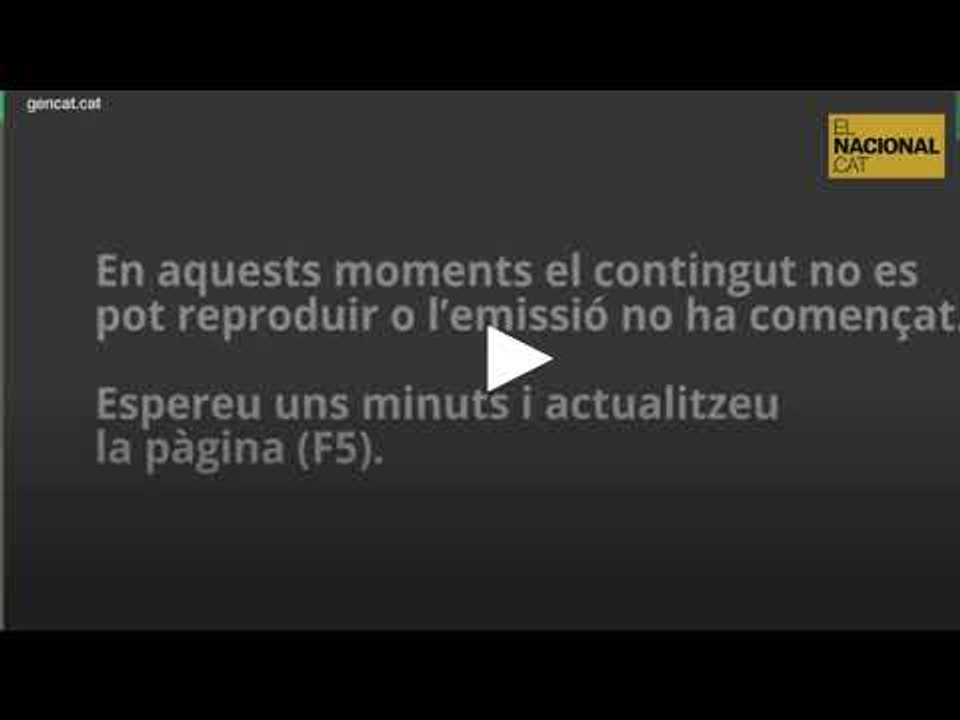 EN DIRECTE | Govern