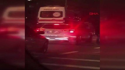 ESENLER'DE KAMYONETLE MAKAS ATTIĞI İÇİN DARBEDİLEN SÜRÜCÜ YAKALANDI