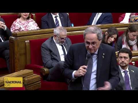 Torra: Són 37 els expedients oberts als Mossos per les actuacions contra les protestes del l'1-O