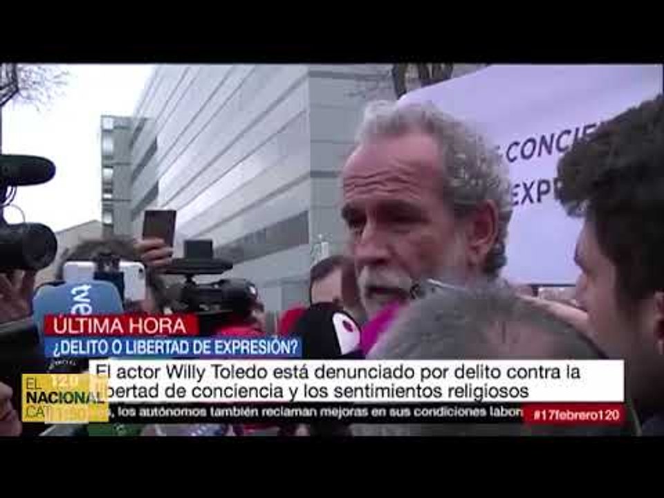 Toledo, a l'arribada als jutjats: "Soc ateu i em cago en Déu cada dia"