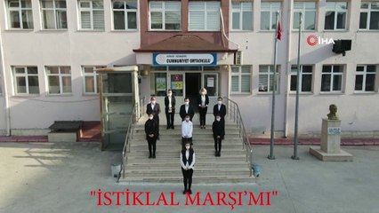 İstiklal Marşı'nın 100. yılı anısına tarihi Taşhan'da özel klip