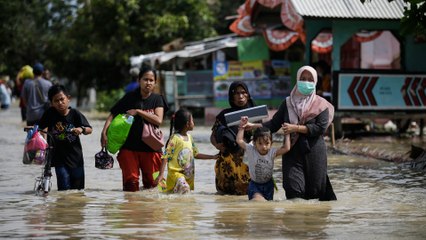 تآكل السواحل قرب العاصمة الإندونيسية يهدد حياة الملايين