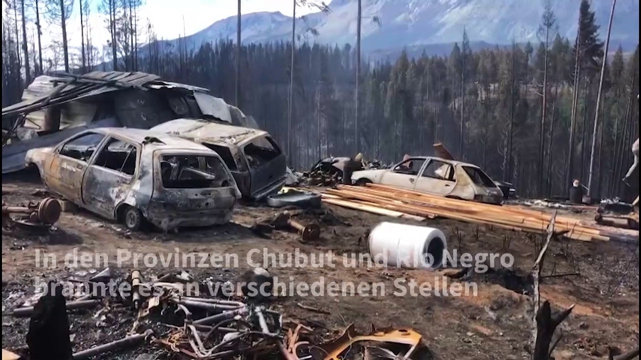 Verheerende Waldbrände in Patagonien