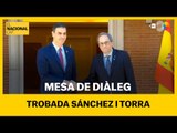 Trobada entre Sánchez i Torra abans de la mesa de diàleg