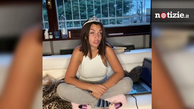 Elettra Lamborghini positiva al covid, il video messaggio: Mettete la mascherina