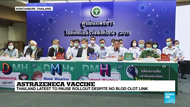 Thailand latest country to suspend AstraZeneca Covid vaccine over blood clot fears