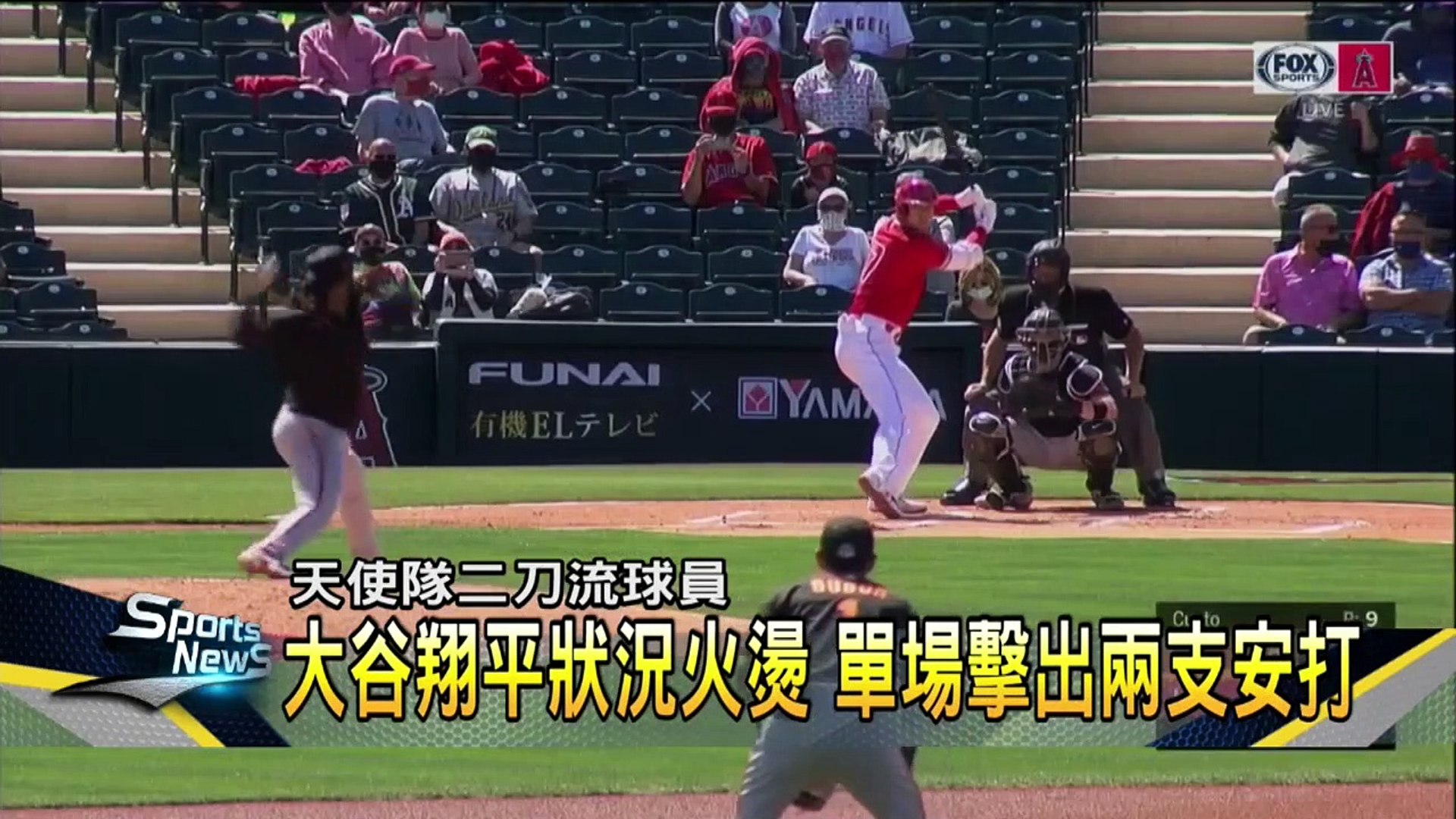 張育成 林子偉無安打大谷打擊率飆至5成38 影片dailymotion