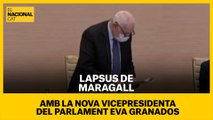 El lapsus de Maragall amb  la nova vicepresidenta del Parlament Eva Granados