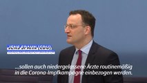 Spahn: Corona-Impfungen beim Arzt 