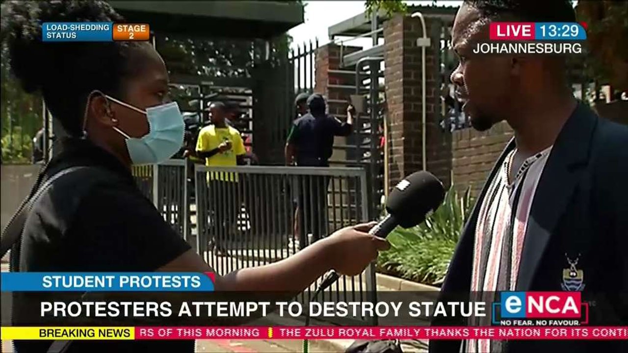 Wits SRC President speask on protest action