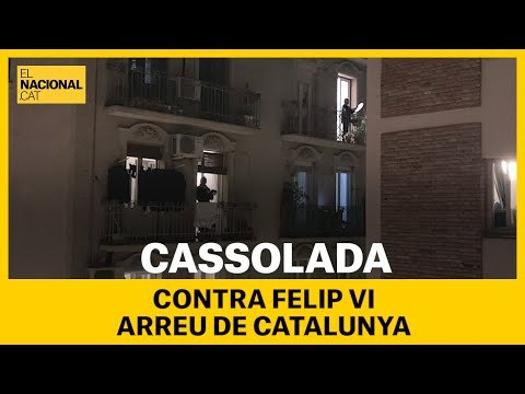 Monumental cassolada contra Felip VI durant el seu discurs pel coronavirus