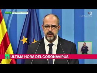 Buch: "Recordar que fa exactament una setmana el President Torra va demanar el tancament"