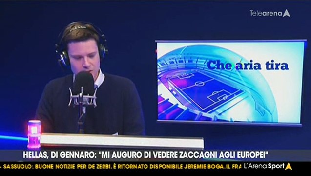 ARENA SPORT: VERONA, DI GENNARO MI AUGURO DI VEDERE ZACCAGNI AGLI EUROPEI I