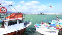 Trabzon’da fırtına...Balıkçı tekneleri denize açılamadı
