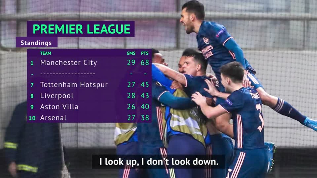 'I look up, not down' - Mourinho ahead of Arsenal clash