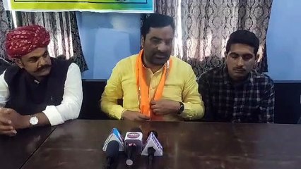 बेनीवाल वल्लभनगर में, बोले वसुंधरा की यह अंतिम यात्रा, कांग्रेस सरकार को भी निशाने पर लिया