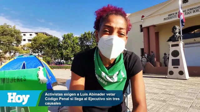 Activistas exigen a Abinader vetar Código Penal si llega al Ejecutivo sin tres causales