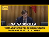 Salvador Illa, diu que l’Estat espanyol ha assolit “l’objectiu d’arribar al pic de la corba”