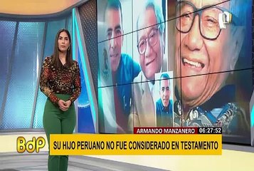 Armando Manzanero: Hijo peruano del cantante no fue considerado en su testamento