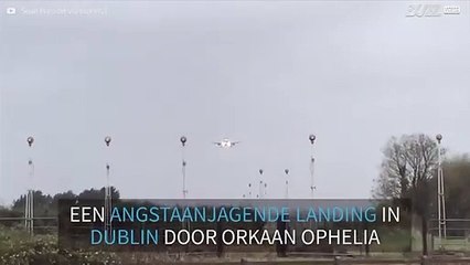 Een beangstigende landing in Dublin door Orkaan Ophelia