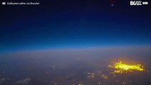 Geweldige time-lapse toont beelden van piloot boven Iran