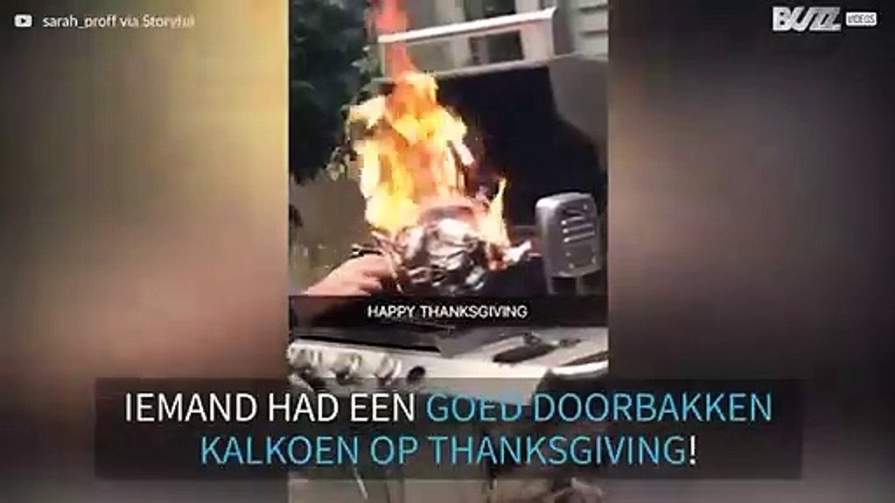 Verkoolde kalkoen is de nieuwe Thanksgiving-traditie